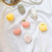 Soft Moldable Round Foldable Griptok Phone Ring Holder Grip Stand Compatible With Iphone, - Pocket Mount Slouchy Bracket Compatible With IPhone, Android Phone, Gift For Birthday, Family, Friends Push-Pull Phone Grip, Phone Holder, Phone Accessories - Multicolor - View 3