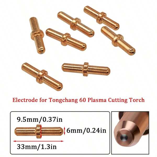 Plasma Cutting Machine, Full Set Of Plasma Cutting Torch Accessories, Tongchang 60 Nozzle, Electrode, Distributor, Ceramic Nozzle