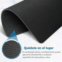 DOXASIK Alfombrilla Ratón 2Pack,Mouse Pad,Fibra Extrafina Alfombrilla para Computadora con Base de Goma Antideslizante, para Ratón con o Inalámbrico PC/, 24x20x0.15cm - 1 - Ver 4