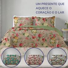 3-Piece Queen Size Bedspread Set, Patchwork Quilt, Ultra Double-Sided - 查看 2