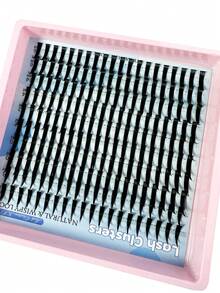 New 200pcs Spike Lash Extension Eyelash Clusters Manga Cluster Eyelash 10-18mm Extensions Anime Lash Clusters Spiky Eyelash Individuals D Curly Fairy Lashes Clusters Manga Individual Lashes