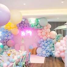 100pcs/40pcs 10-Inch Macaron Color Latex Balloons, Suitable For Birthday Decoration, Holiday Party, Wedding Decoration, Retirement Party, New Year Decoration, DIY Decoration, And Various Occasions