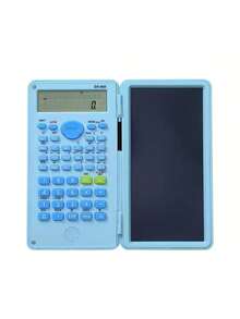 1pc Scientific Calculator With LCD Memo Board - 10-Digit Large Display, Foldable Design, Battery Powered - Suitable For Students, Office And School Supplies (CR2032 Button Battery Required) - Single Piece - View 15