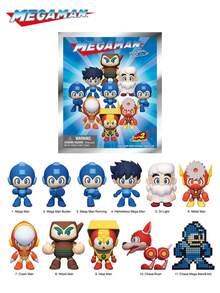 Sega 1 件 MEGAMAN 官方授权神秘盲盒袋夹 3D 角色系列吊坠钥匙扣洛克人或其他角色随机一个适合万圣节圣诞节周年派对礼物送给最好的朋友家人粉丝 - 彩色 - 查看 5