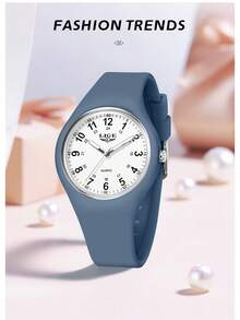 LIGE Fashionable New Quartz Watch, Detachable Watch Case, Waterproof For Daily Use, Multi-Color Strap, Simple And Elegant Watch For Boy And Girl.