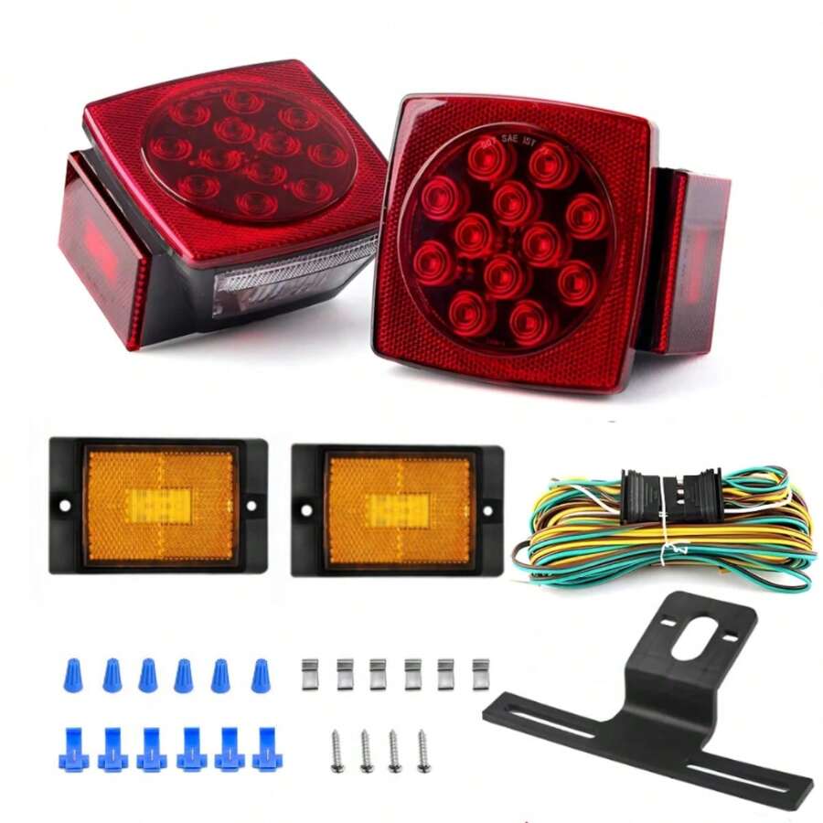 Towing & Trailer Lighting - Red - View 1