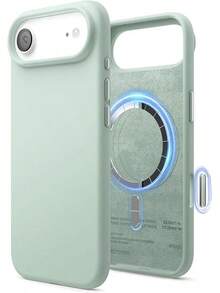 elago Funda Magnética de Silicona para iPhone 17 Pro MAX 6,9'' - Compatible con MagSafe, Silicona Líquida Premium, Funda Protectora, Antigolpes, Perfil Delgado (Azul Cielo) - MENTA - Ver 11