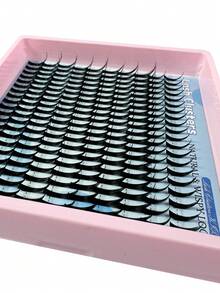 New 200pcs Spike Lash Extension Eyelash Clusters Manga Cluster Eyelash 10-18mm Extensions Anime Lash Clusters Spiky Eyelash Individuals D Curly Fairy Lashes Clusters Manga Individual Lashes