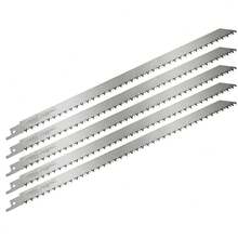 Caliastro - Hojas de sierra de corte de hueso de carne congelada de acero inoxidable de 12 pulgadas para sierras alternativas y de sierra - Paquete de 5 - 1 - Ver 10