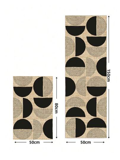 Kitchen Vloerkleed Set Washable NonSlip 160x50 80x50 Cm Zachte Durable Rug, Mat view 3