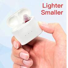 Hearing Aid, Wireless Sound Amplifier ITE Mini Invisible Elderly Hearing Aid Earphone, Hearing Impaired Hearing Device