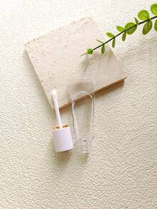 1/5支装 粉色银白色裸色 4毫升 牙膏形 透明空唇彩管 可填充唇膏管包装 - 彩色 - 查看 2