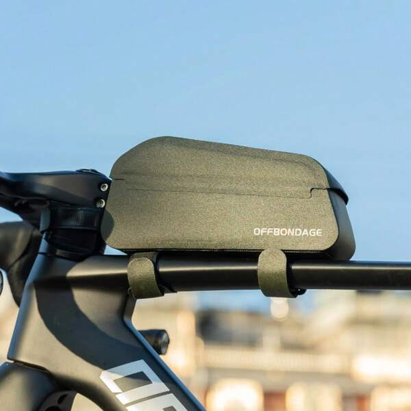 OFFBONDAGE Bicycle Top Tube Bag Waterproof Bike Front Frame Bag, Fits MTB Road Bike Large Capacity Pannier, Cycling Accessories