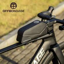 OFFBONDAGE Bicycle Top Tube Bag Waterproof Bike Front Frame Bag, Fits MTB Road Bike Large Capacity Pannier, Cycling Accessories - Green - View 7