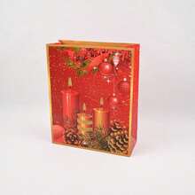 12 pezzi - Nuova confezione regalo natalizia Borsa regalo natalizia extra large a forma di cartone animato Borsa souvenir