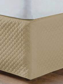 3-In-1 Adjustable Bed Headboard Skirt For Box Spring Beds - Single / Double / Queen - Hazelnut - Adjustable to All Sizes - View 1