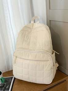 New Quilted Durable Lightweight Portable Classic Casual Fashion Versatile Comfortable Spacious Backpack Suitable For Multiple Occasions - Nhiều màu - Xem 7