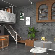 16*354 Blue Concrete Contact Paper 3D Thick Faux Cement Concrete Wallpaper Peel And Stick Vinyl Textured Removable Adhesive Sticky Wall Tile Sticker Kitchen Countertop Gym Bathroom - Grey Blue + 16" X 118" - View 4
