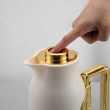 1000ml Thermal Coffee Carafe Double Walled For Hot Drinks Hot 12Hours/Cold 24 Hours, Coffee Dispenser, Coffee Server Tea Pot Water Bottle - Multicolor - View 7