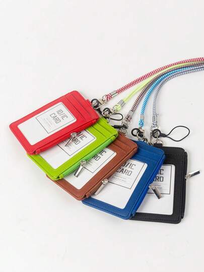 حامل بطاقة الهوية، شارة الممرضة/المستشفى، حامل بطاقة الهوية للعمل، غلاف بطاقة الهوية، شارة الموظف، بطاقة البنك، بطاقة الحافلة، شارة الطالب، بطاقة التحكم في الوصول