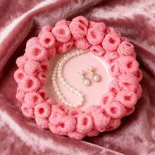 1pc Large Raspberry Wreath Shaped Candle Mold - Professional DIY Handmade Silicone Mold, Suitable For Candle, Soap, Wax, Plaster, Resin DIY, Wedding, Birthday, Valentine's Day, Christmas, Mother's Day, Thanksgiving Decor - Easy Release, Durable, Natural Texture Design