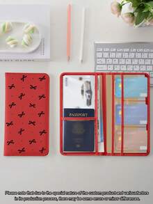 Black Bow Tie Car Registration And Insurance Card Holder, PU Leather Glove Box Organizer, Car Registration And Insurance Card Holder, Car Truck Document Wallet, Travel Essential, Back To School Supplies, Holiday Must-Have, Vacation Accessory, Passport Holder, Passport Cover, Passport Wallet, An Ideal Gift For Car, Truck, Motorcycle And Trailer Owners, And Also An Excellent Choice For Christmas, New Year Gifts - Multicolor - View 19