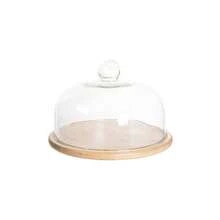 1pc Large Cake Stand With Transparent Glass Cover, Fruit Tasting Plate, Bread & Dessert Display Tray With Glass Dome, Fruit Dust-Proof & Fresh-Keeping Tray, Suitable For Parties, Gatherings, Hotel Banquets - Multicolor - View 13