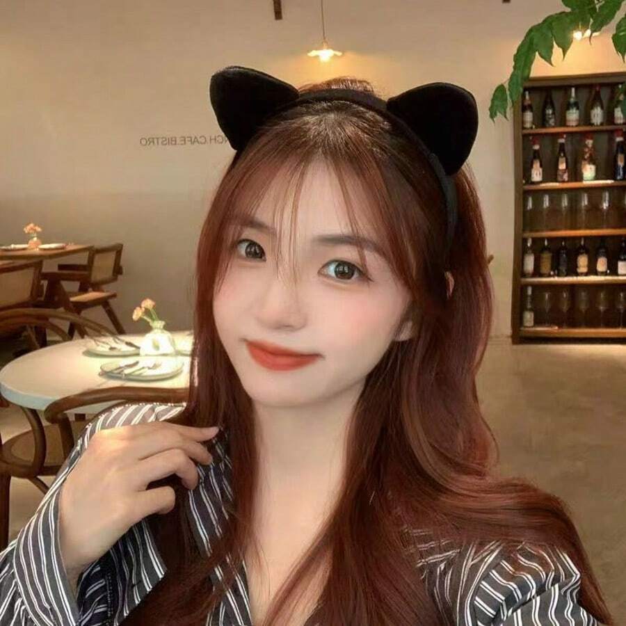 New Arrival Fashionable Personalized High-End Cute Versatile Autumn/Winter Niche Soft Plush Cat Ear Headband Cartoon Plush Sweet Headpiece Hair Accessories - Headband - View 1