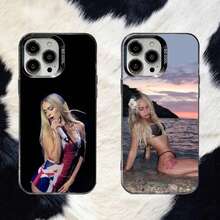 Funda de teléfono B-Bad Gyal Da Me para 17,16,15,14,13,12,11,Pro,Max,Plus, anti-caída, negra mate dura - Z3 - Ver 1