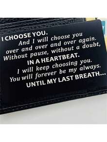 Christmas Gifts For Men, Anniversary Card Gifts For Husband, I Choose You, Gifts For Husband From Wife, Groom's Gifts For Men, Romantic Gifts For Him, Fathers Day