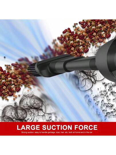 SOKANY Portable Wireless Stofzuiger Cleaner 3000PA High Power Mini Cleaner, In Compressor Blower Pump held Brushless Motor, USB Rechargeable (2000mAh) Large Capacity Lithium Battery, Cars, Homes, Offices, Camping, Computer Keyboard Notebook Cleaning Tools view 6