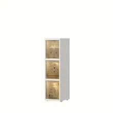 Local Delivery-Space-Saving 9.84" Narrow Plastic Adjustable Flip-Top Cabinet With Rolling Wheels - Transparent Slim Storage Organizer With Drawers & Shelves For Kitchen, Bathroom, Small Spaces - Heavy-Duty Durable Plastic Construction, White & Clear Design, Multi-Purpose Vertical Storage Cabinet For Home, Office, Apartment - Ideal For Books,, S, Seasonal Decor, Narrow Storage Cabinet, Stackable Storage Drawers, Cabinet Storage, Stackable Storage Cabinet, Slim Storage Cabinet - 三 - 查看 6