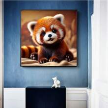 1 件 5D 无框圆形钻石画套装 - 全钻钻石艺术，帆布 DIY 马赛克工艺套装，包含笔、胶水、托盘、钻石珠。适合钻石画爱好者，精美家居墙面装饰礼物，减压好帮手