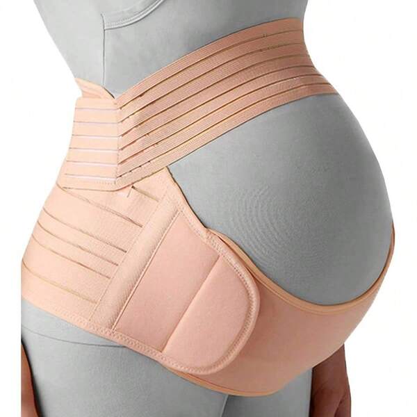 Maternity Belt, Pregnancy Support Belt - WaistBackAbdomen Band, Pregnancy Belly Support Band - Adjustable Breathable Lower Back Pelvic Support - Maternity Belly Band Pregnancy XL