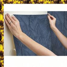 Self Adhesive Wallpaper Navy Floral Botanical Peel And Stick Removable Vinyl 282 Sq Ft For Living Room Bedroom