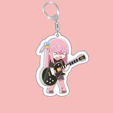 Móc khóa acrylic hình nhân vật hoạt hình Bocchi The Rock, thích hợp để gắn vào túi xách và chìa khóa, quà tặng cosplay, món quà hoàn hảo cho người hâm mộ. - Nhiều màu - Xem 3