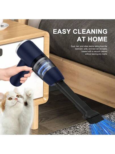 SOKANY Portable Wireless Stofzuiger Cleaner 3000PA High Power Mini Cleaner, In Compressor Blower Pump held Brushless Motor, USB Rechargeable (2000mAh) Large Capacity Lithium Battery, Cars, Homes, Offices, Camping, Computer Keyboard Notebook Cleaning Tools view 9