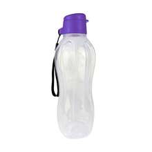 1 pieza Botella de agua deportiva de plástico de gran capacidad de 1 Litro Con correa, apta para actividades al aire libre, deportes y viajes - Multicolor - Ver 6