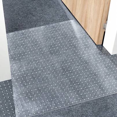 Carpet Protector For Pets, 24" X 12' PVC Scratch-Proof Cat Carpet Protector For Doorway, Anti-Slip Cat Scratch Protector Mat, Easy To Cut Plastic Carpet Scratch Stopper, Cat Scratch Guard Carpet