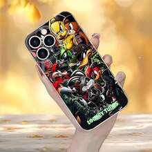 Funda para móvil de , diseñada con ropa urbana y divertidos personajes de dibujos animados, compatible con  17,  16,  16 Pro Max,  15,  15 Pro Max,  14,  13,  12 y  11 Pro. Fabricada en TPU, ofrece protección a prueba de golpes. Perfecta para familiares, amigos, niños, cumpleaños, primavera, vacaciones, novios, novias y regalos de San Valentín. - transparente - Ver 5