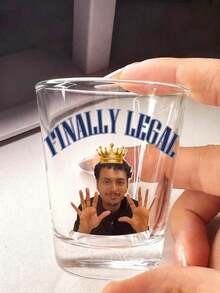 定制圣诞照片酒杯，带照片的定制酒杯，生日派对个性化礼品，婚礼人脸酒杯，趣味龙舌兰酒伴郎礼物，多功能，装饰性强，时尚设计 - 多色 - 查看 4