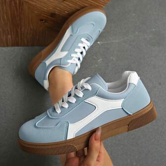 女士厚底休闲运动鞋，透气、百搭、舒适跑步鞋，春秋季