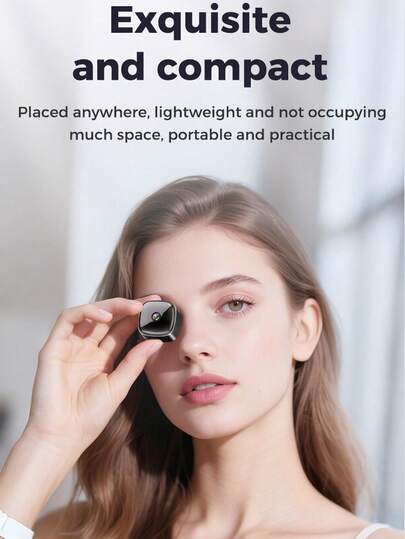 1080P Night Vision Mini Portable High Definition WIFI Camera, 360° Adjustable, Desktop, Wand Mounted, Ceiling Mounted Installation, Mobile Detection Alarm, Supports TF Card Cloud Storage, Applicable Home Bedroom, Corridor, Baby Crib, Office Etc. view 3