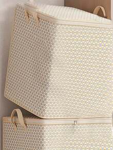 Caja de almacenamiento de tela de súper gran tamaño de 220 litros, adecuada para mantas, sábanas, ropa y ropa interior - portátil, ligera y fácil de transportar, equipada con cierre de cremallera y asa, se puede guardar debajo de la cama, es el mejor regalo para Navidad, decoraciones navideñas, decoraciones navideñas para el hogar