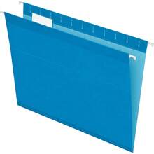 Almacenamiento de archivos  Pendaflex 1/5 carpetas colgantes Paquete con 25 unidades 4152 1/5 BLU - Burdeos - Ver 2
