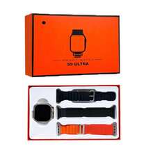 Reloj inteligente s9ultra 3 Correa Bluetooth llamada frecuencia cardíaca carga inalámbrica smartwatch - Negro - Ver 1