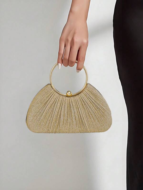 YMI STYLE Glamorous, Elegant, Exquisite, Minimalist Style, Fashion Luxury, Solid Color Patent Clutch Wallet, Metal Shiny Handbag Box Type Bag, Can Be Used As A Portable Handbag, Fashionable PU Material, Suitable For Girls, Women, College Students, Young Professionals And White-Collar Workers. Perfect For Office, Campus, Work, Business, Commuting, Outdoor, Travel, As Well As Parties, Weddings, Graduation Dances, Dinners And Other Occasions.