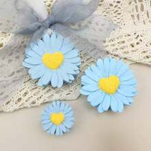 DIY Candle Making Mold - 1PC Heart Center Daisy Shape Silicone Mold For Handmade Aromatherapy Soy Wax Candles,Reusable Silicone Mother's Day, Home Decor Craft Supplies,Easy Use Silicone Mold For Creating Romantic Handmade Candles - Multicolor - View 2