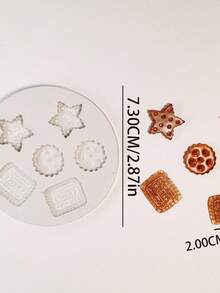 迷你吊坠桌面装饰配件硅胶模具，DIY微型玩具蜡珠硅胶模具