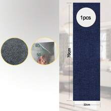 1/7/15 Nakładki na schody zewnętrzne, antypoślizgowe na schody drewniane, bieżniki na schody drewniane, trwała mata na schody zewnętrzne, antypoślizgowe na schody, dywan do wewnątrz i na zewnątrz, mata na schody zewnętrzne dla zwierząt domowych, antypoślizgowa, odporna na zarysowania - z samoprzylepnym podkładem. Wielokrotnego użytku podkład samoprzylepny zapobiega przesuwaniu się mat schodowych - łatwa instalacja, 1/4/7/8/15 szt.